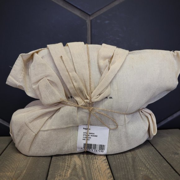 Womens Rag & Co Darcie Black Suede Wooden Clogs Handmade Mule Lotta Swedish Shoe - Picture 8 of 8